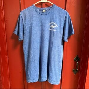 Tultex Funny Tee Blue Short Sleeve Tee
